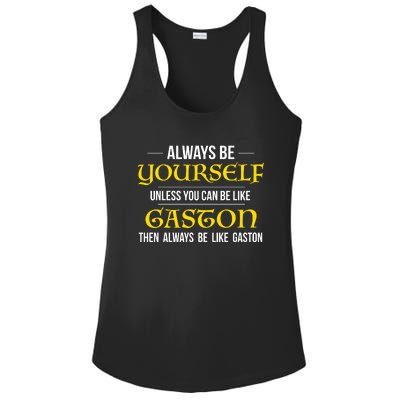 No One Like Gaston Ladies PosiCharge Competitor Racerback Tank