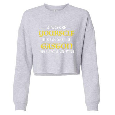 No One Like Gaston Cropped Pullover Crew