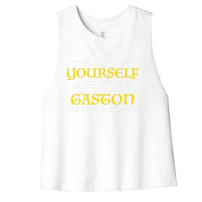 No One Like Gaston Women's Racerback Cropped Tank