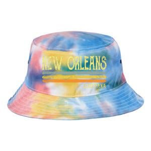 New Orleans Louisiana La Love Gift Souvenir Tie Dye Newport Bucket Hat