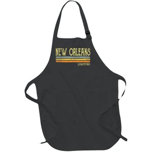 New Orleans Louisiana La Love Gift Souvenir Full-Length Apron With Pockets