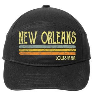 New Orleans Louisiana La Love Gift Souvenir 7-Panel Snapback Hat