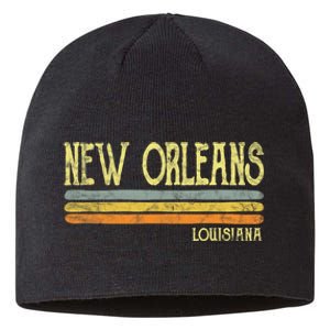 New Orleans Louisiana La Love Gift Souvenir Sustainable Beanie