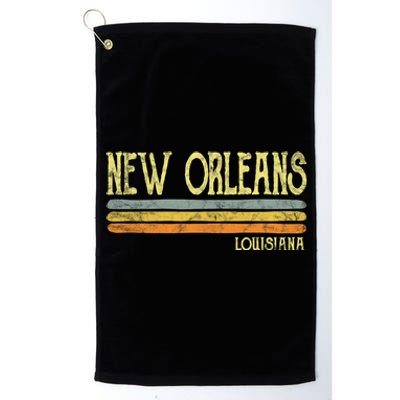 New Orleans Louisiana La Love Gift Souvenir Platinum Collection Golf Towel