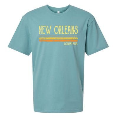 New Orleans Louisiana La Love Gift Souvenir Sueded Cloud Jersey T-Shirt