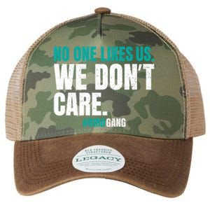 No One Likes Us We Don't Care Philly Philadelphia Football Legacy Tie Dye Trucker Hat