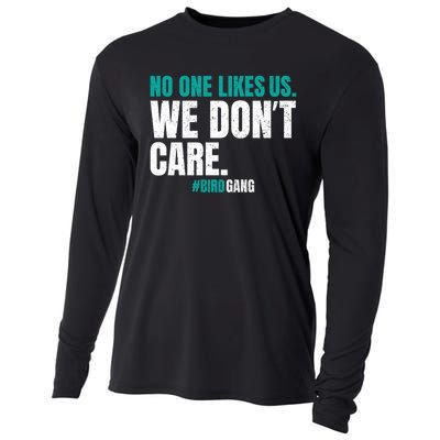 No One Likes Us We Don't Care Philly Philadelphia Football Cooling Performance Long Sleeve Crew