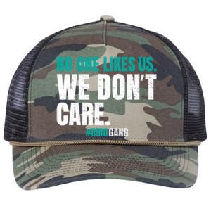 No One Likes Us We Don't Care Philly Philadelphia Football Retro Rope Trucker Hat Cap