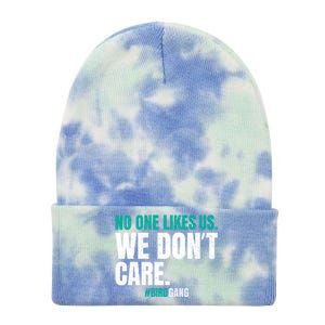 No One Likes Us We Don't Care Philly Philadelphia Football Tie Dye 12in Knit Beanie