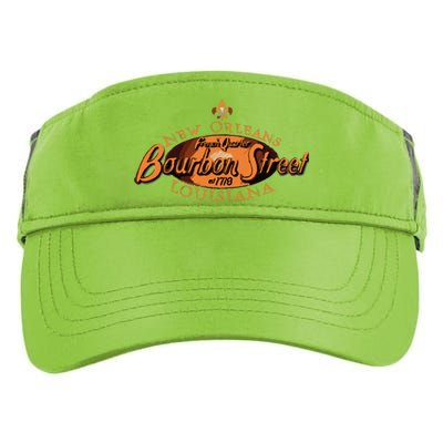 New Orleans Louisiana Bourbon Street French Quarter Adult Drive Performance Visor