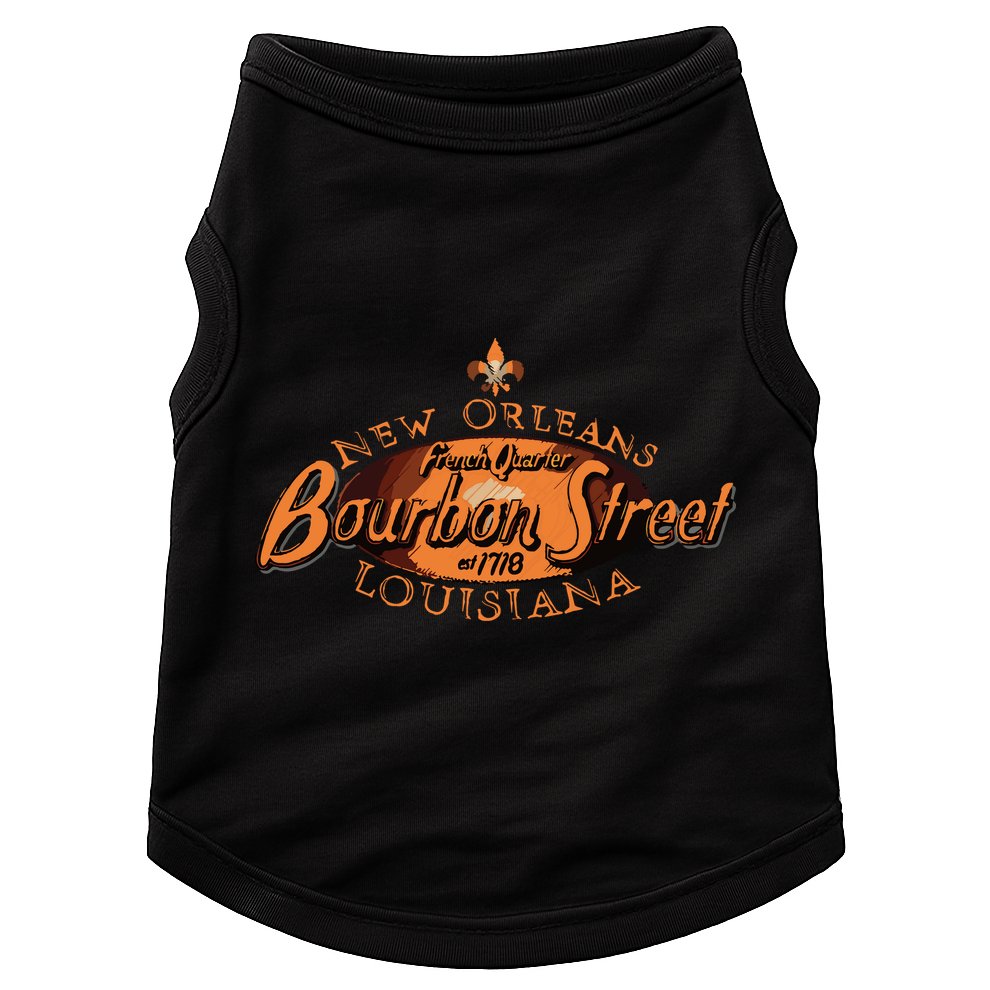 New Orleans Louisiana Bourbon Street French Quarter Doggie Tank