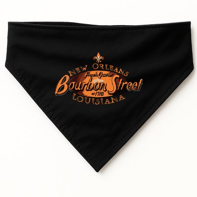 New Orleans Louisiana Bourbon Street French Quarter USA-Made Doggie Bandana