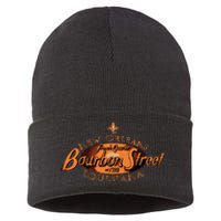 New Orleans Louisiana Bourbon Street French Quarter Sustainable Knit Beanie