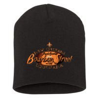 New Orleans Louisiana Bourbon Street French Quarter Short Acrylic Beanie