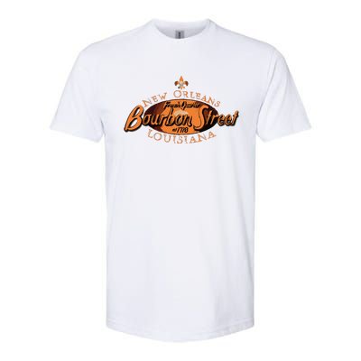 New Orleans Louisiana Bourbon Street French Quarter Softstyle® CVC T-Shirt