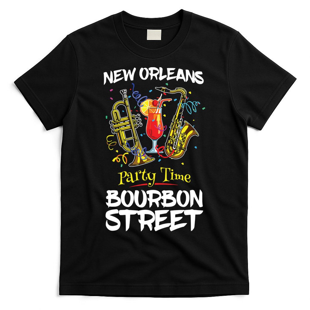 New Orleans Louisiana Bourbon Street Jazz Party Souvenir T-Shirt