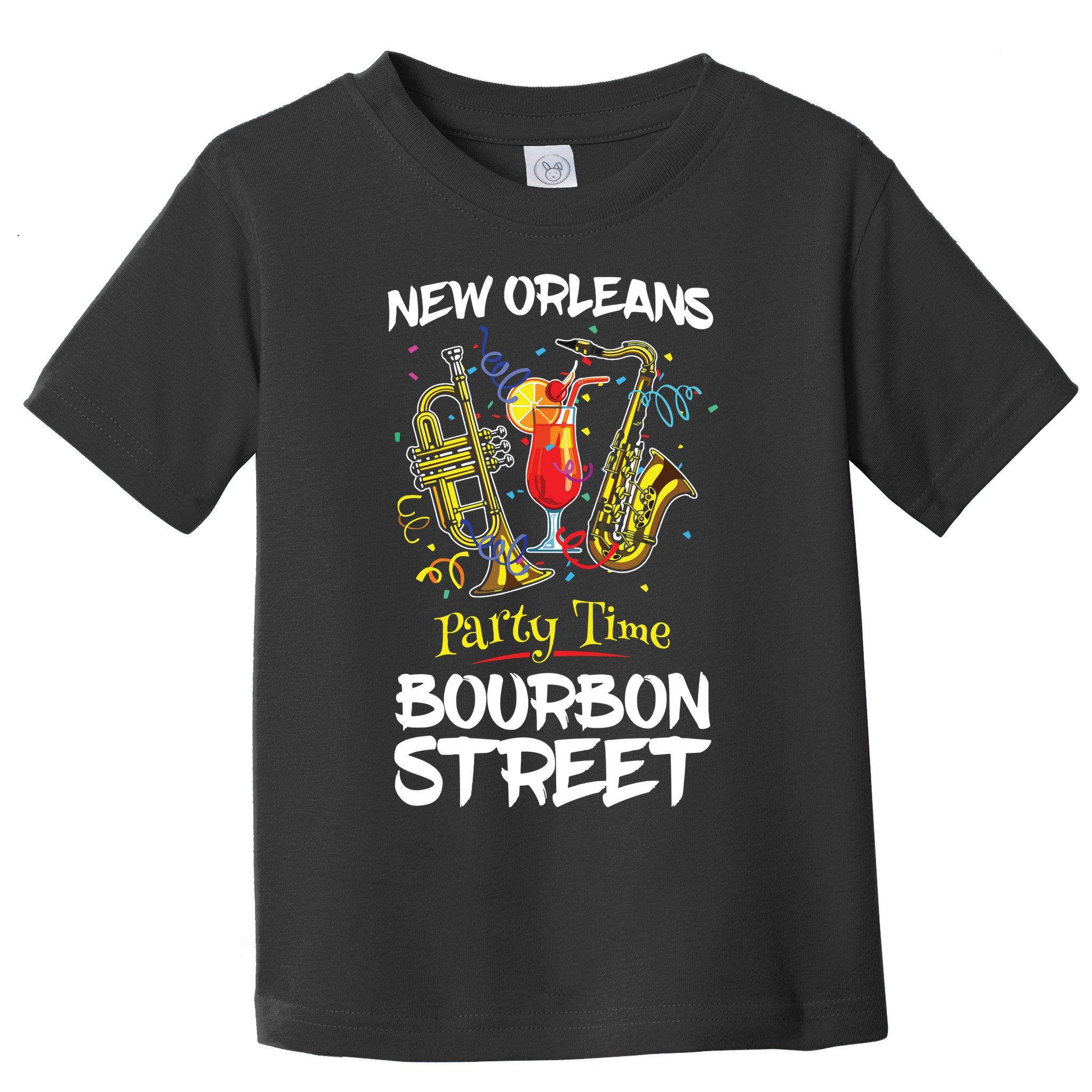 New Orleans Louisiana Bourbon Street Jazz Party Souvenir Toddler T-Shirt