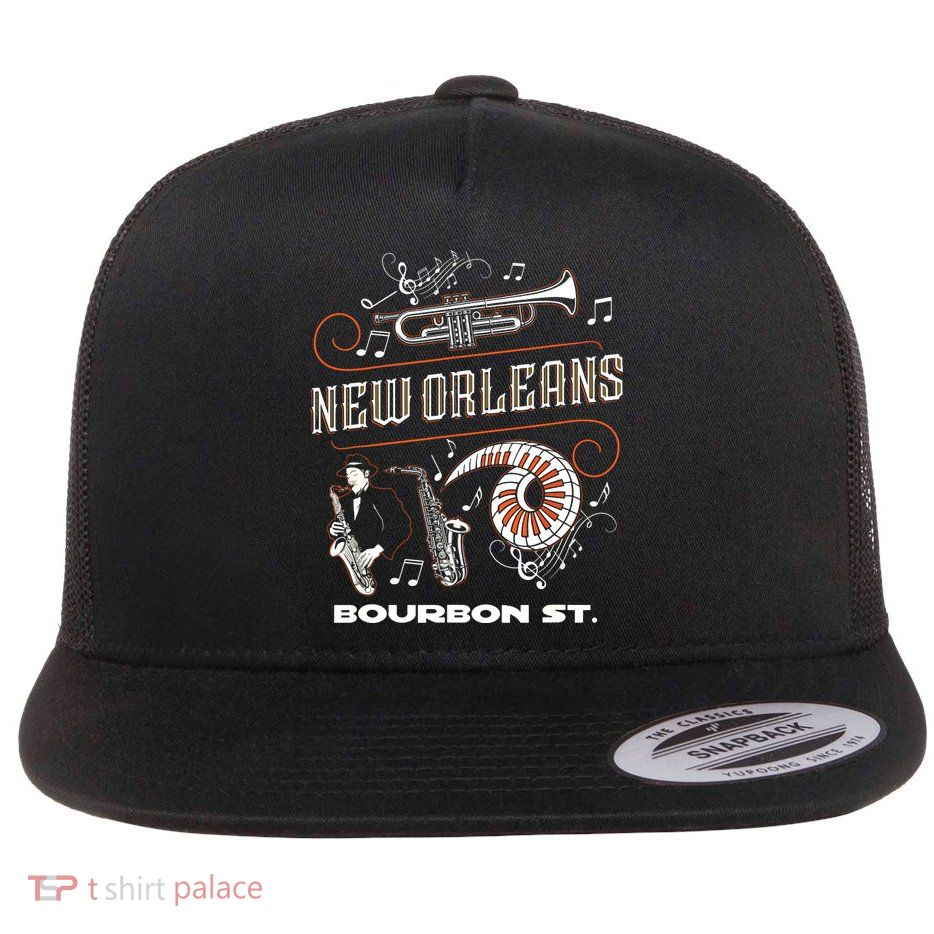New Orleans Louisiana Jazz Festival Vintage Flatbill Hat