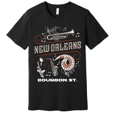 New Orleans Louisiana Jazz Festival Vintage Premium T-Shirt