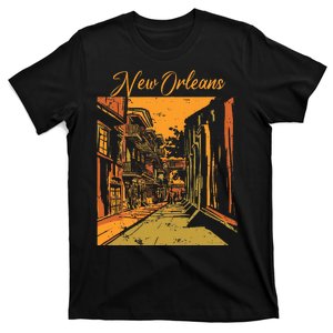 New Orleans Louisiana Souvenir Bourbon Street T-Shirt