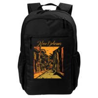 New Orleans Louisiana Souvenir Bourbon Street Daily Commute Backpack