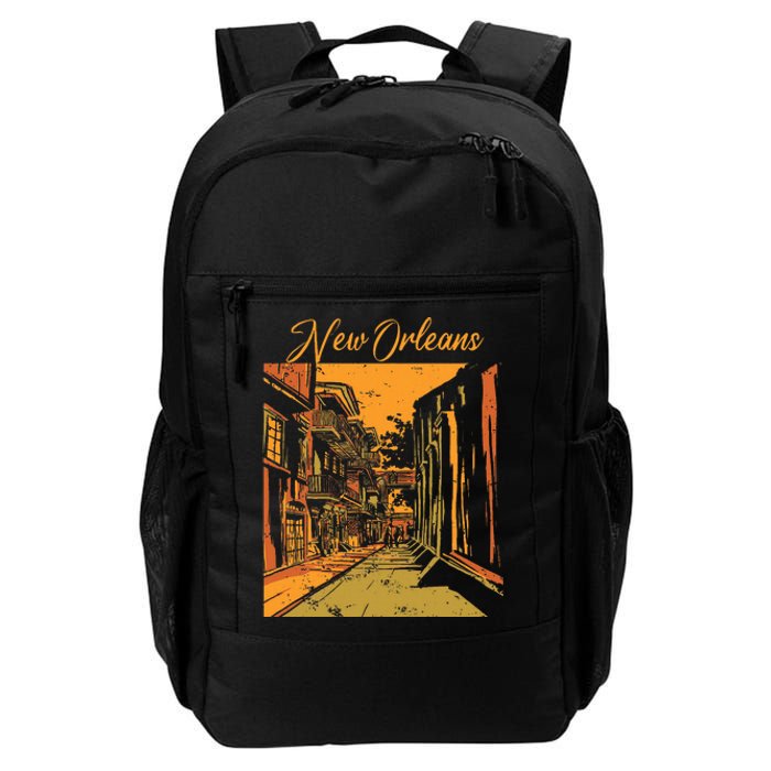 New Orleans Louisiana Souvenir Bourbon Street Daily Commute Backpack