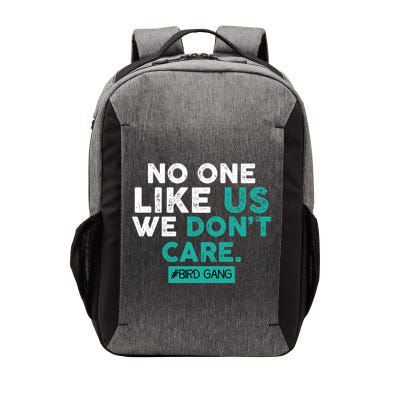 No One Likes Us We Don't Care Vintage Philly Bird Gang Funny Vector Backpack