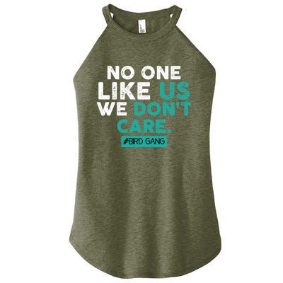 No One Likes Us We Don't Care Vintage Philly Bird Gang Funny Women’s Perfect Tri Rocker Tank