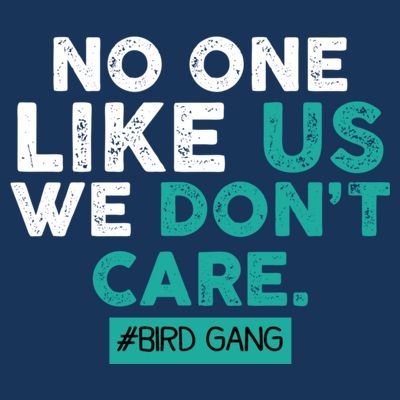 No One Likes Us We Don't Care Vintage Philly Bird Gang Funny T-Shirt