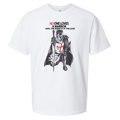 No One Loves A Warrior, Warriors Of Christ Knights Templar Sueded Cloud Jersey T-Shirt