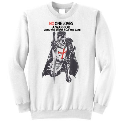 No One Loves A Warrior, Warriors Of Christ Knights Templar Sweatshirt