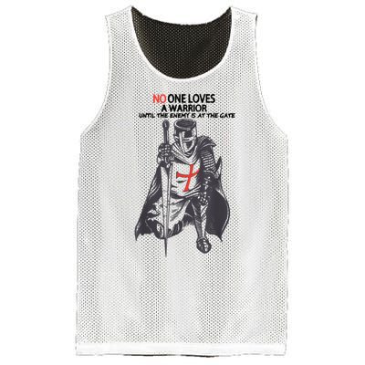 No One Loves A Warrior, Warriors Of Christ Knights Templar Mesh Reversible Basketball Jersey Tank