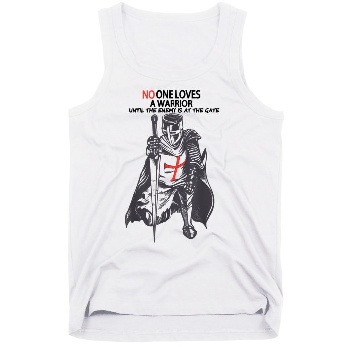 No One Loves A Warrior, Warriors Of Christ Knights Templar Tank Top