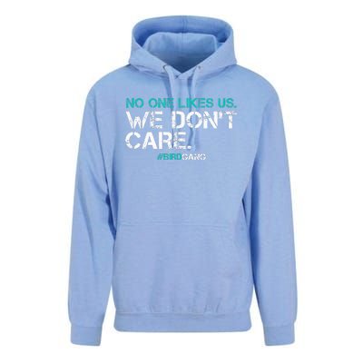 No One Likes Us We Don't Care Vintage Philly Motivational Unisex Surf Hoodie