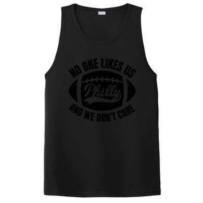 No One Likes Us We Don't Care Vintage Philly Bird Gang Funny PosiCharge Competitor Tank