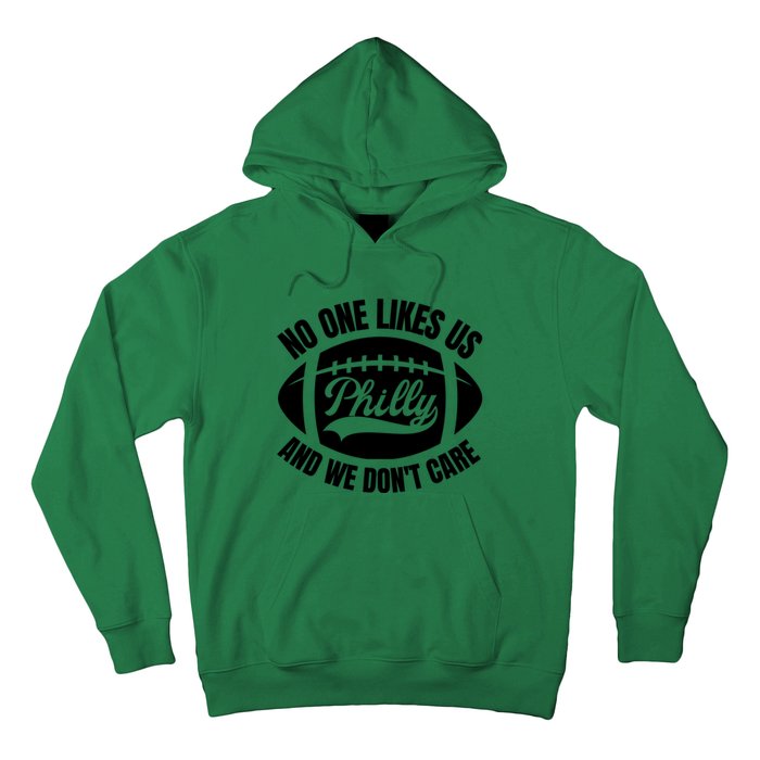 No One Likes Us We Don't Care Vintage Philly Bird Gang Funny Hoodie