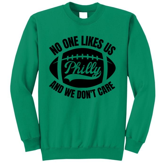 No One Likes Us We Don't Care Vintage Philly Bird Gang Funny Sweatshirt