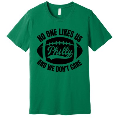 No One Likes Us We Don't Care Vintage Philly Bird Gang Funny Premium T-Shirt