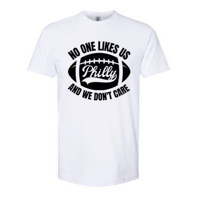 No One Likes Us We Don't Care Vintage Philly Bird Gang Funny Softstyle CVC T-Shirt