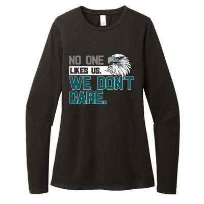 No One Likes Us We Don't Care Football Fan Womens CVC Long Sleeve Shirt