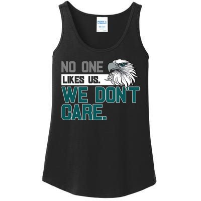 No One Likes Us We Don't Care Football Fan Ladies Essential Tank