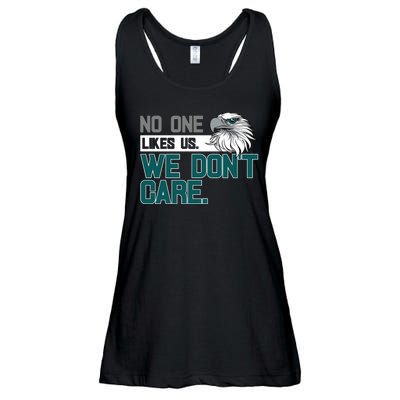 No One Likes Us We Don't Care Football Fan Ladies Essential Flowy Tank