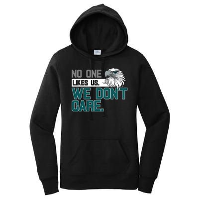 No One Likes Us We Don't Care Football Fan Women's Pullover Hoodie