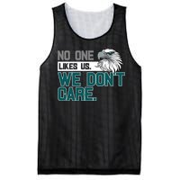 No One Likes Us We Don't Care Football Fan Mesh Reversible Basketball Jersey Tank