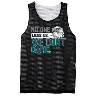 No One Likes Us We Don't Care Football Fan Mesh Reversible Basketball Jersey Tank