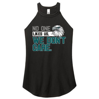 No One Likes Us We Don't Care Football Fan Women's Perfect Tri Rocker Tank