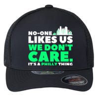 No One Likes Us We Don't Care Vintage Philly Bird Gang Funny Flexfit Unipanel Trucker Cap