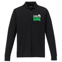 No One Likes Us We Don't Care Vintage Philly Bird Gang Funny Performance Long Sleeve Polo