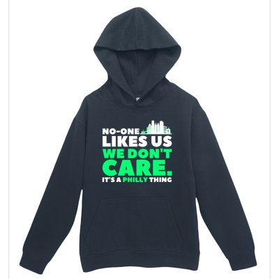 No One Likes Us We Don't Care Vintage Philly Bird Gang Funny Urban Pullover Hoodie