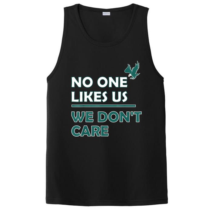 No One Likes Us We Don't Care Funny Philadelphia Philly Fan PosiCharge Competitor Tank